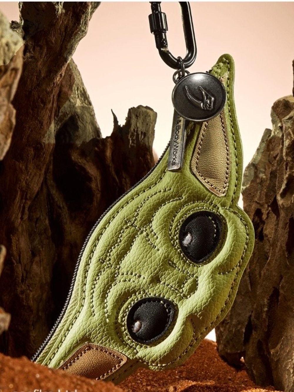 Star Wars Grogu Keychain & Coin Pouch by Bath & Body Works.